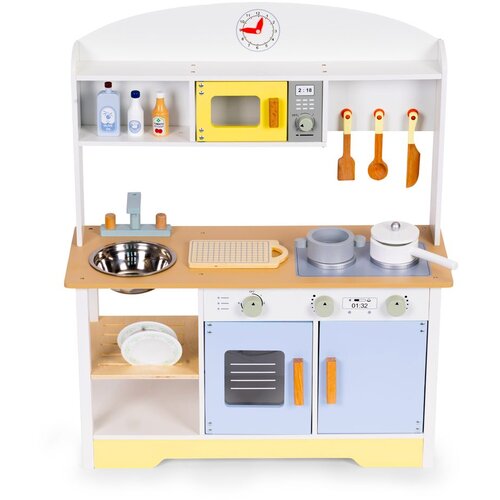 ECO TOYS dječja kuhinja &amp;ndash; pećnica, perilica, mikrovalna + 12 dodataka Slike