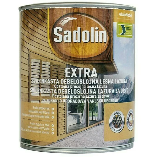 Sadolin Debeloslojna lazura za les Extra (750 ml, oreh, št. 4)