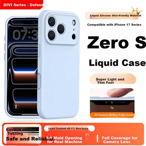  Divi Maska za mobilni telefon iPhone 17 Pro Max, Svetloplava Cene