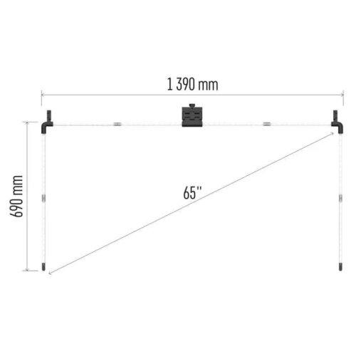  LED RGBIC traka za TV GoSmart LED/24W/230V 65&amp;ldquo; Slike