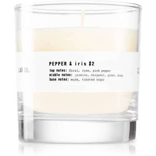 Ambientair Lab Co. Pepper & Iris dišeča sveča 200 g