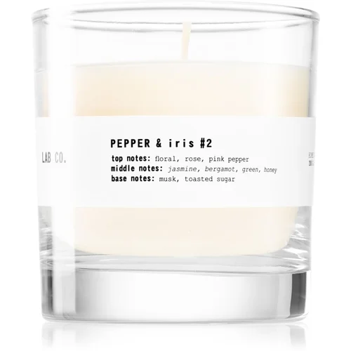 Ambientair Lab Co. Pepper & Iris mirisna svijeća 200 g