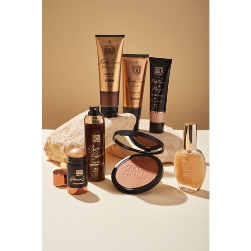 Dripping Gold Luxury Tanning Skin Sheen meglica z bronz učinkom za telo 110 ml Slike