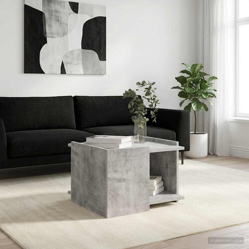  Kava Stol Betonska siva 50,5 x 50 x 33 cm Konstruirano drvo Cene