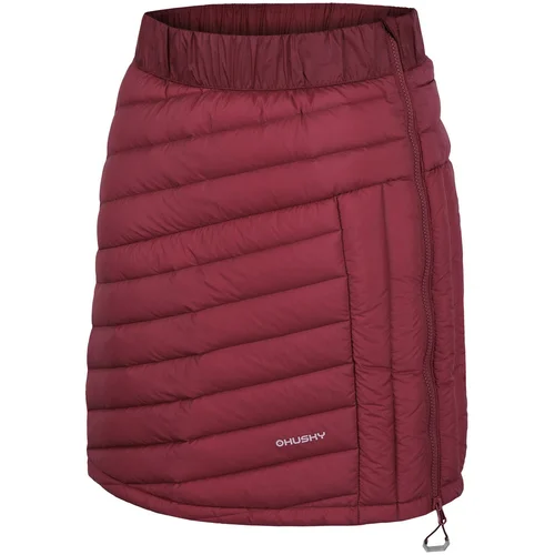 Husky Women's down skirt Frozy L faded burgundy