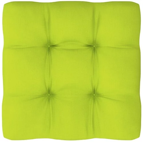  Blazina za kavč iz palet svetlo zelena 80x80x10 cm
