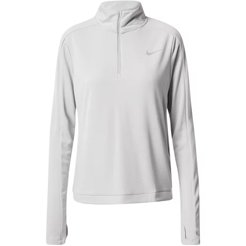 Nike Tehnička sportska majica 'PACER' siva / tamo siva