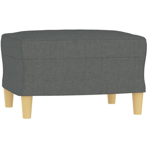  3-dijelni set sofa s jastucima tamnosivi od tkanine Slike