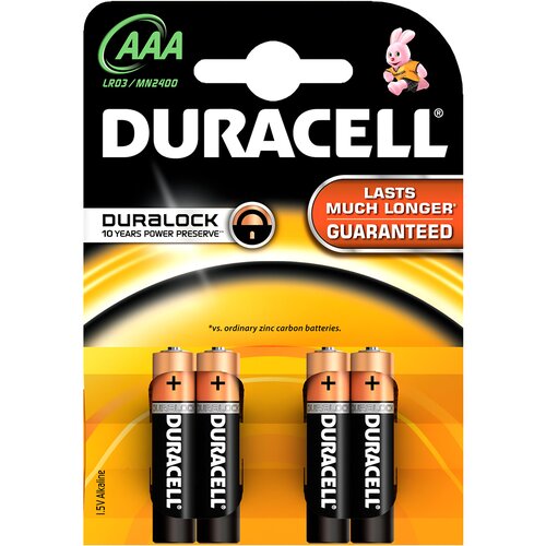 Duracell 4 komada-Duracell Alkalne baterije Basic AAA LR03 / MN2400 Slike