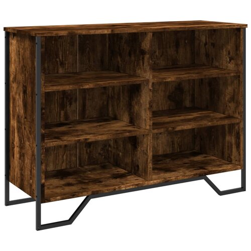 Maison Chic Komoda - Predalnik dimljeni hrast 101x35,5x74,5 cm inženirski les, (21718282) Slike