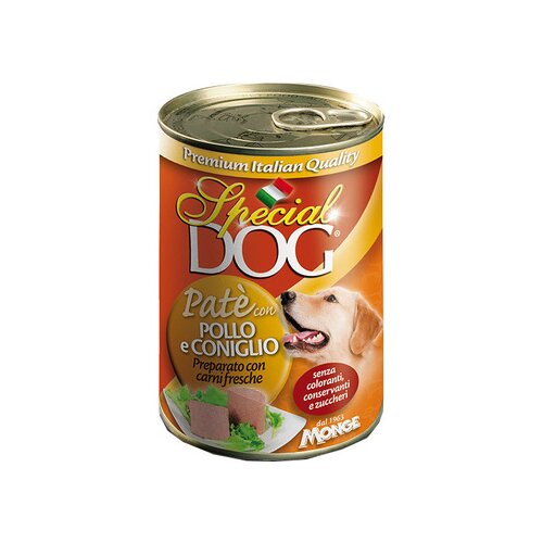 Special Dog Excellence premium hrana za pse, pašteta, piletina i zečetina, 400g Slike