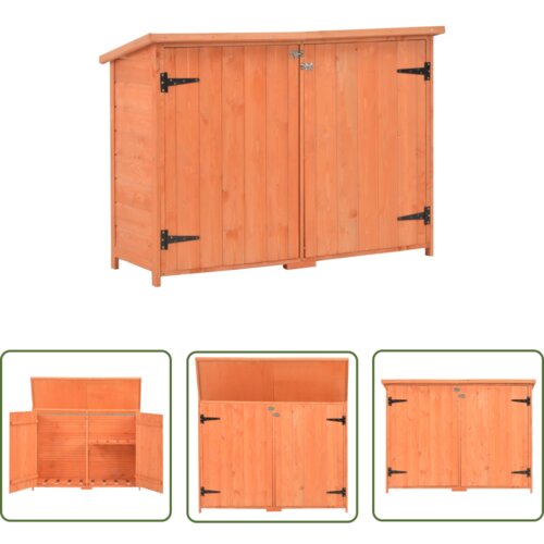  The Living Store Vrtna lopa 128x42x91 cm les - Vrtna Skladiščna Lopa, (21745236) Cene