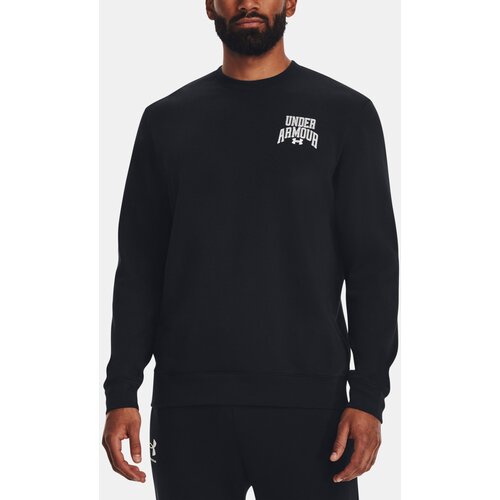 Under Armour Sweatshirt UA Rival Terry Graphic Crew-BLK - Men Cene