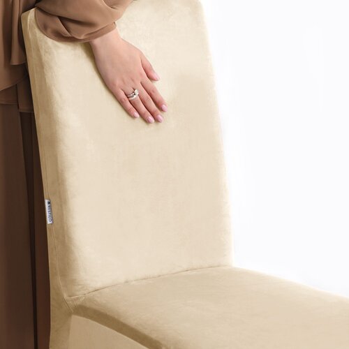 Restilo Bež raztegljiva prevleka za stol 48 cm Sento &amp;ndash; Slike