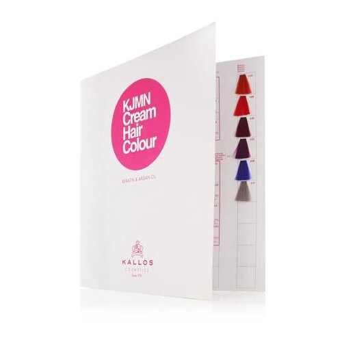 Kallos Cosmetics KJMN Cream Hair Colour Keratin & Argan Oil Sampler barva za lase za ženske Cene