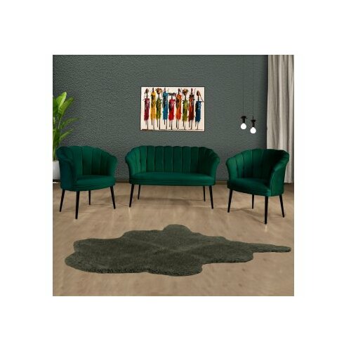 Atelier Del Sofa sofa i fotelja daisy black metal green Slike