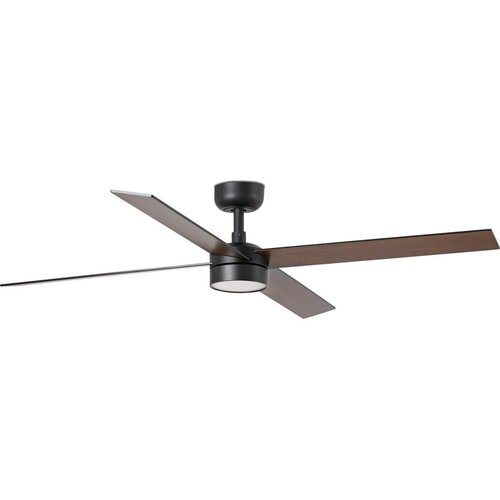 Faro 34356WT1S- LED prigu&scaron;iva ventilator RUDDER L 18W/230V CCT prečnik 132 cm braon/crna WT + DO Cene