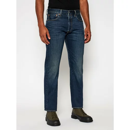Levi's Jeans hlače 501® 00501-3061 Mornarsko modra Original Fit