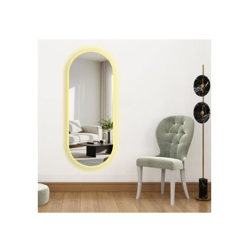 Hanah home ogledalo sa LED osvetljenjem Ledayna-004, 52 x 135 cm, &amp;Scaron;areno Slike
