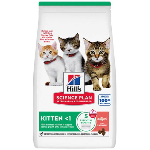 Hill&amp;rsquo;s Science Plan Kitten - hrana za mačiće sa lososom (1,5kg) Slike