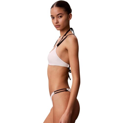 Calvin Klein Jeans Kopalke ločene BRALETTE LV00Q61181 Bela Slike
