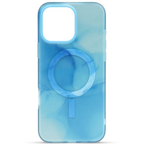  Futrola Mikalen Magsafe Glow za Iphone 16 Pro Max DZ4, Svetloplava Cene