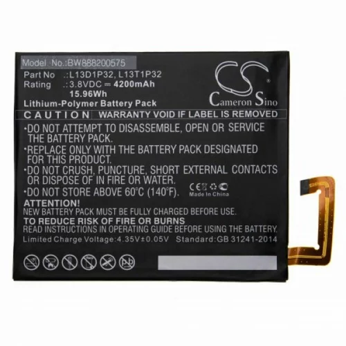 VHBW Baterija za Lenovo Tab 2 A8-50, 4200 mAh