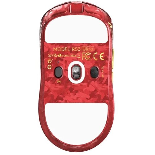Attack Shark Bežični gaming mi&amp;scaron; RS3Ultra PAW3955MAX/52000 DPI/8KHz/Lightweight/Red Carbon Slike