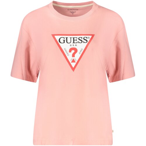 Guess Jeans WOMEN&amp;amp;#39;S SHORT SLEEVE T-SHIRT PINK Slike
