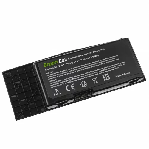 Green cell Baterija za Dell Alienware M17x R3 / M17x R4, 8100 mAh