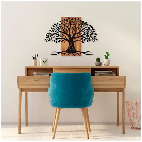 Wallity Zidna dekoracija Vrba - 382, ​​​​58x80 cm, Smeđa boja Cene