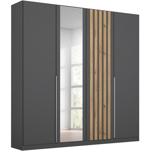 Modern Living Omara S Klasičnimi Vrati Lamella, Siva, Barva Hrasta Cene