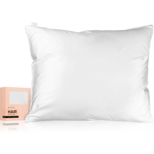 BrushArt Hair Satin pillowcase navlaka za jastuk saten White 50x60 cm Slike