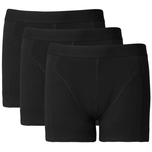 AC&Co / Altınyıldız Classics Men's Black 3-Pack Flexible Cotton Boxers Cene