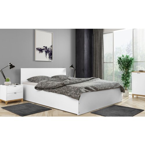 BestBed Postelja PANAMAX 160x200cm v ve� barvah-Bela Cijene