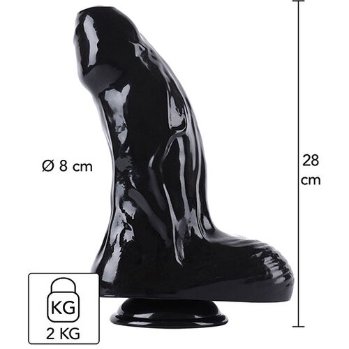 Hidden Desire Extreme Dong Xtra Thick XL 28cm Black Slike