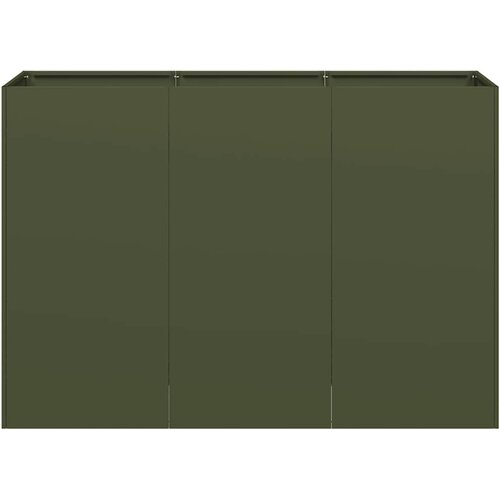  Sadilica maslinastozelena 120x40x80 cm hladno valjani čelik Slike
