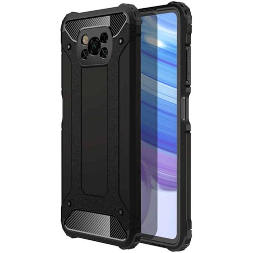  Techsuit - Hybrid Armor - Xiaomi Poco X3 / Poco X3 NFC / Poco X3 Pro - Crna Slike