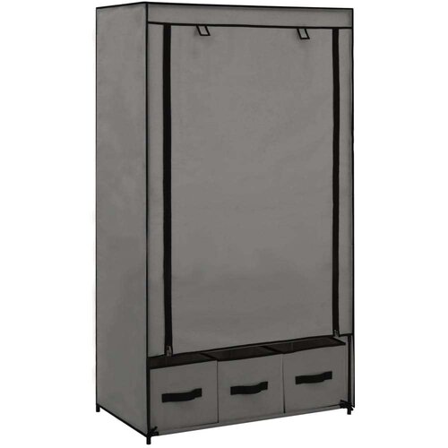  282460 Wardrobe Grey 87x49x159 cm Fabric Cijene