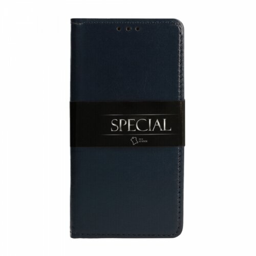 Onasi Special usnjena preklopna torbica za Samsung Galaxy A54 - modra Slike