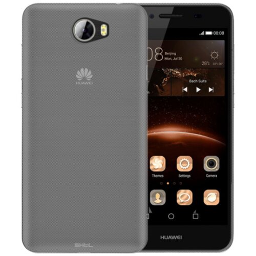  Ultra tanek silikonski ovitek za huawei Y5 2 - prozorno črn Slike