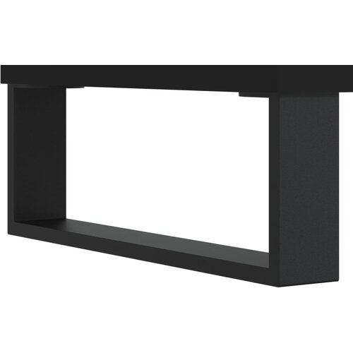  Noćni ormarići 2 kom crni 40x35x50 cm od konstruiranog drva Slike