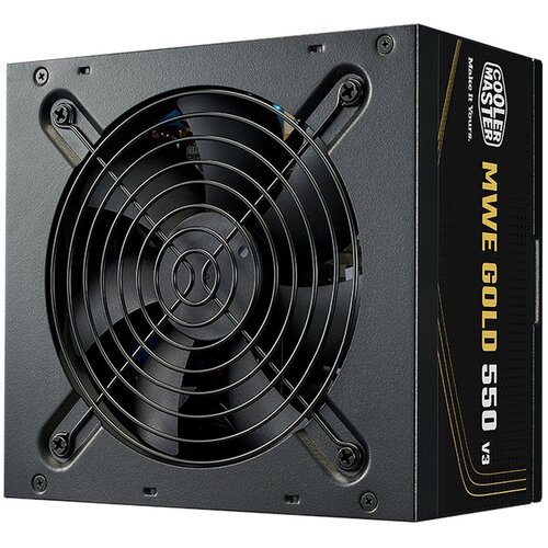  Cooler Master MWE Gold V3 ATX 3.1 Non-Modular power supply unit 550 W 24-pin ATX Black Slike
