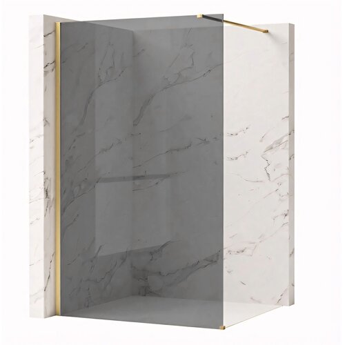 Rea Stena za prhanje Flexi Grey / Brush Gold 120 Cene