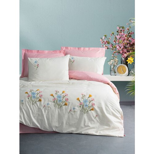 Lessentiel Maison komplet posteljine Delbin, 200x220 cm, Rozi Slike