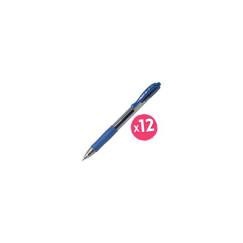 Pilot Gel olovka BL-G2-7, plava, 12 komada Cene