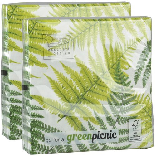Esschert Design 2 kompleta po 20 prtičkov Leaf Slike
