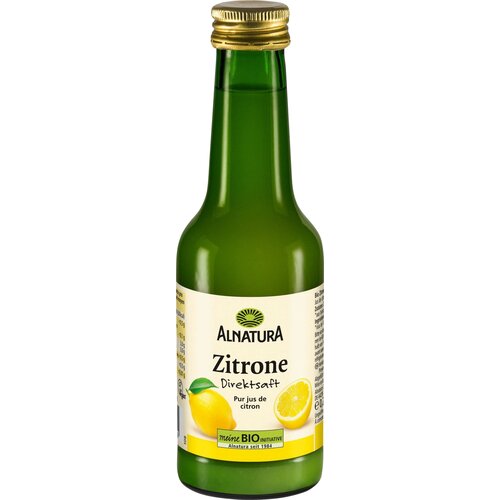 Alnatura Bio izravno pre&amp;scaron;ani sok od limuna - 200 ml Slike