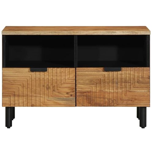  ormarić 70x33x46 cm Masivno drvo akacije - Prirodna 1 Drvo bagrema Slike