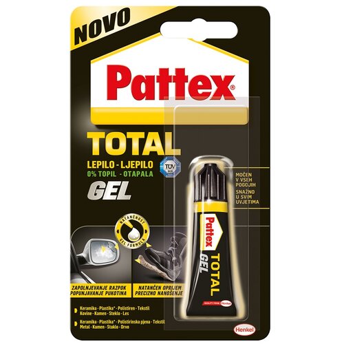 PATTEX Lepilo v gelu Pattex Total Gel (8 g, 2 mm / 24 h) Slike